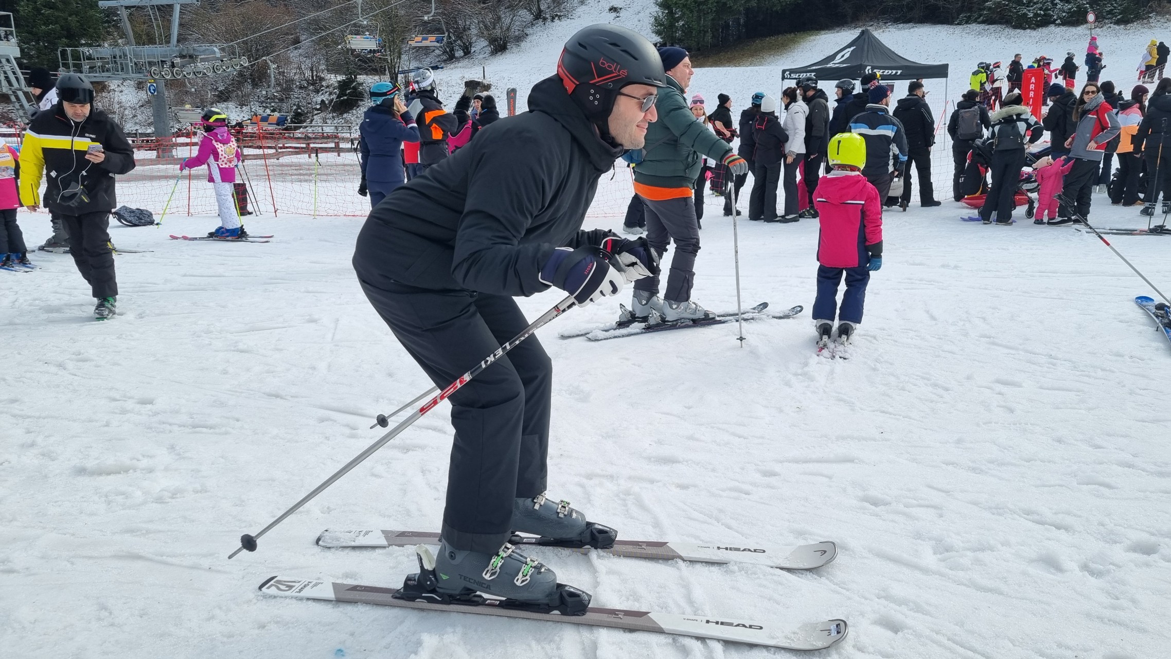 skiing lesson